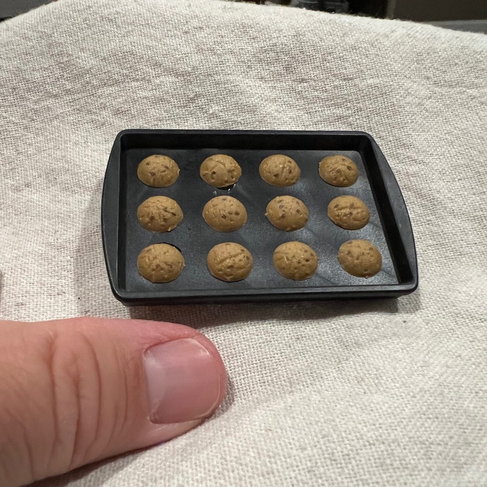 Vintage 1992 Acme China Chocolate Chip Cookie Sheet Refrigerator Magnet Mini